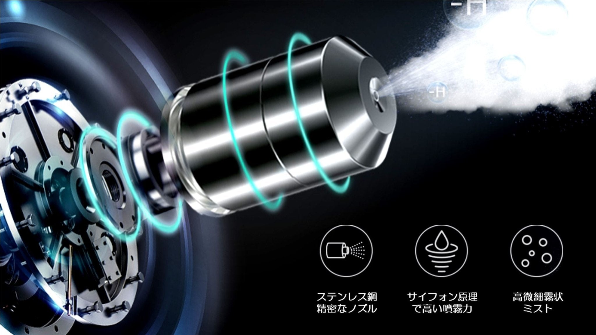 日々の除菌・脱臭問題これ1台で簡単解決!除菌の新方式『オゾン・ナノミスト噴霧器』 - CALAFO