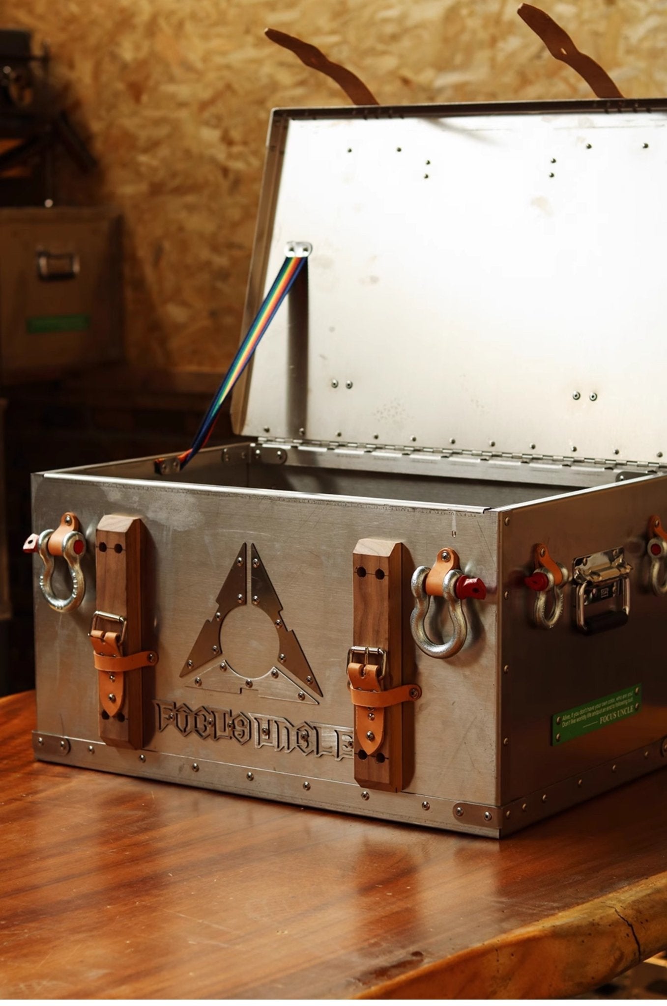 FOCUS UNCLE極みの収納:オリジナル304ステンレス製・工業風大型収納ボックス - CALAFO