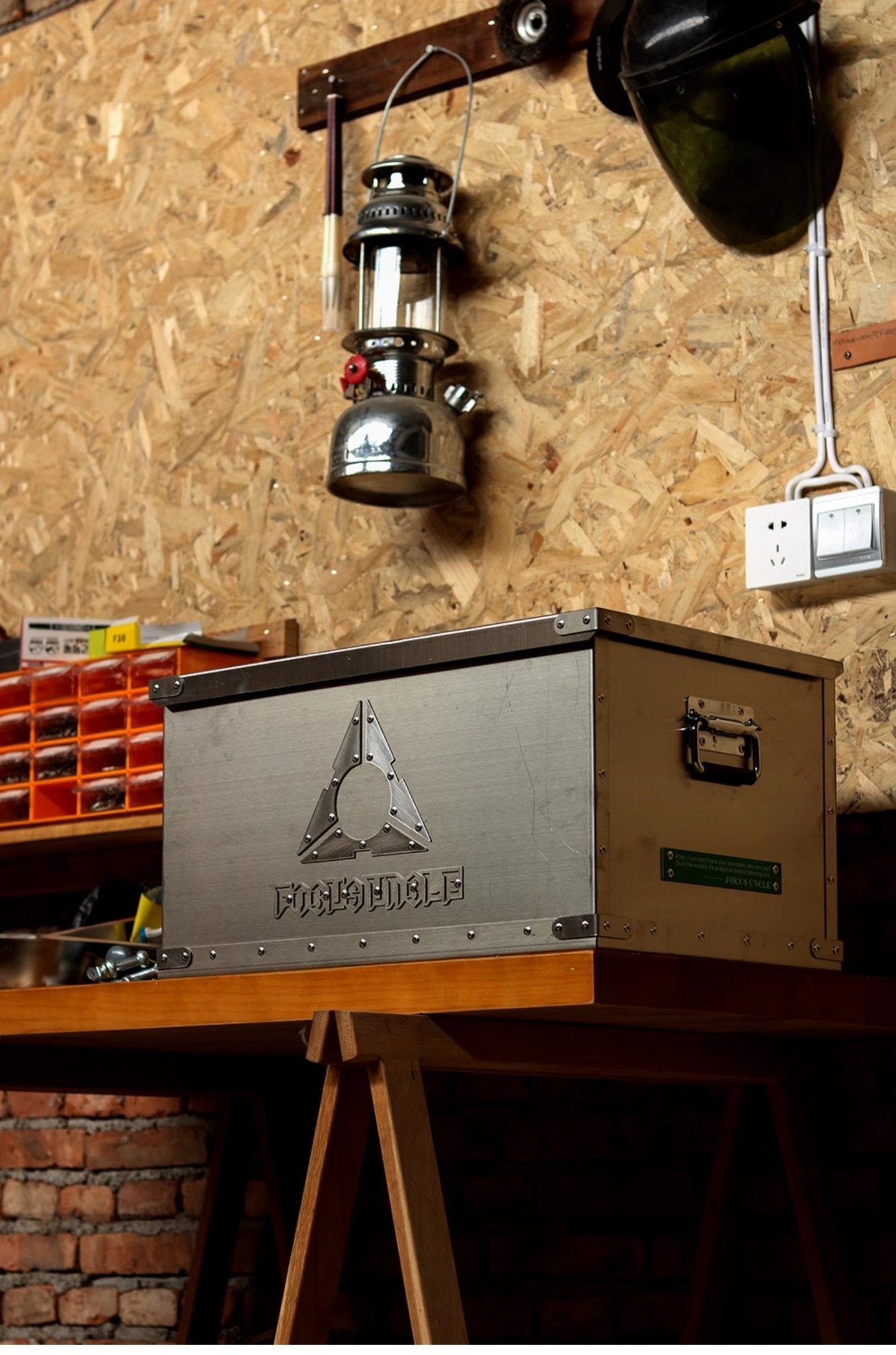 FOCUS UNCLE極みの収納:オリジナル304ステンレス製・工業風大型収納ボックス - CALAFO