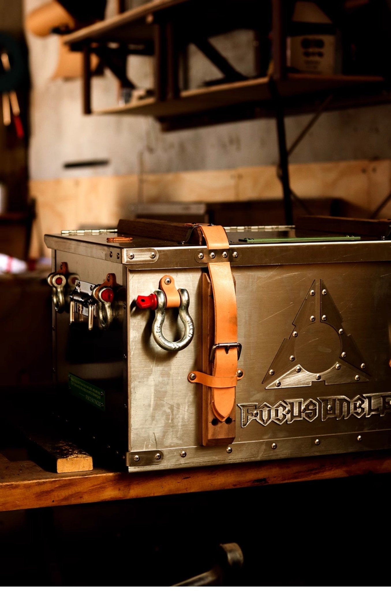 FOCUS UNCLE極みの収納:オリジナル304ステンレス製・工業風大型収納ボックス - CALAFO