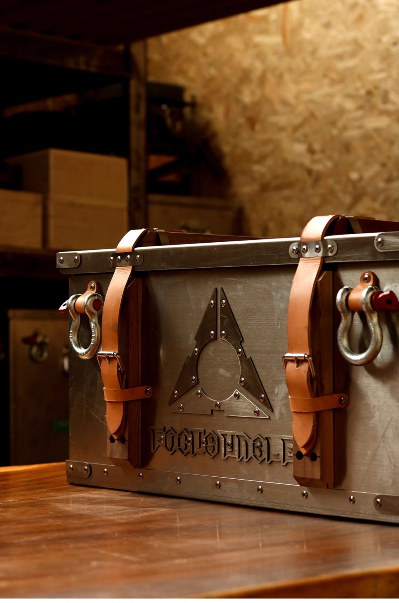 FOCUS UNCLE極みの収納:オリジナル304ステンレス製・工業風大型収納ボックス - CALAFO