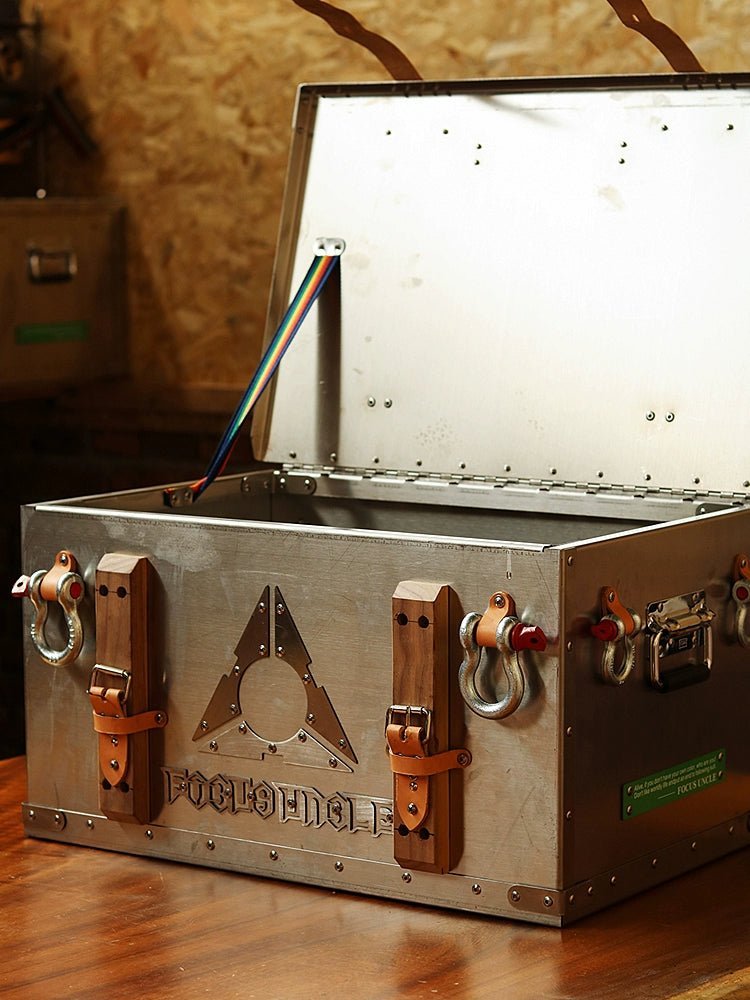 FOCUS UNCLE極みの収納:オリジナル304ステンレス製・工業風大型収納ボックス - CALAFO