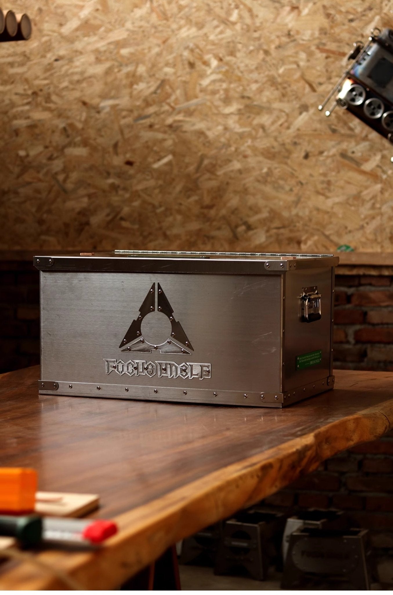 FOCUS UNCLE極みの収納:オリジナル304ステンレス製・工業風大型収納ボックス - CALAFO