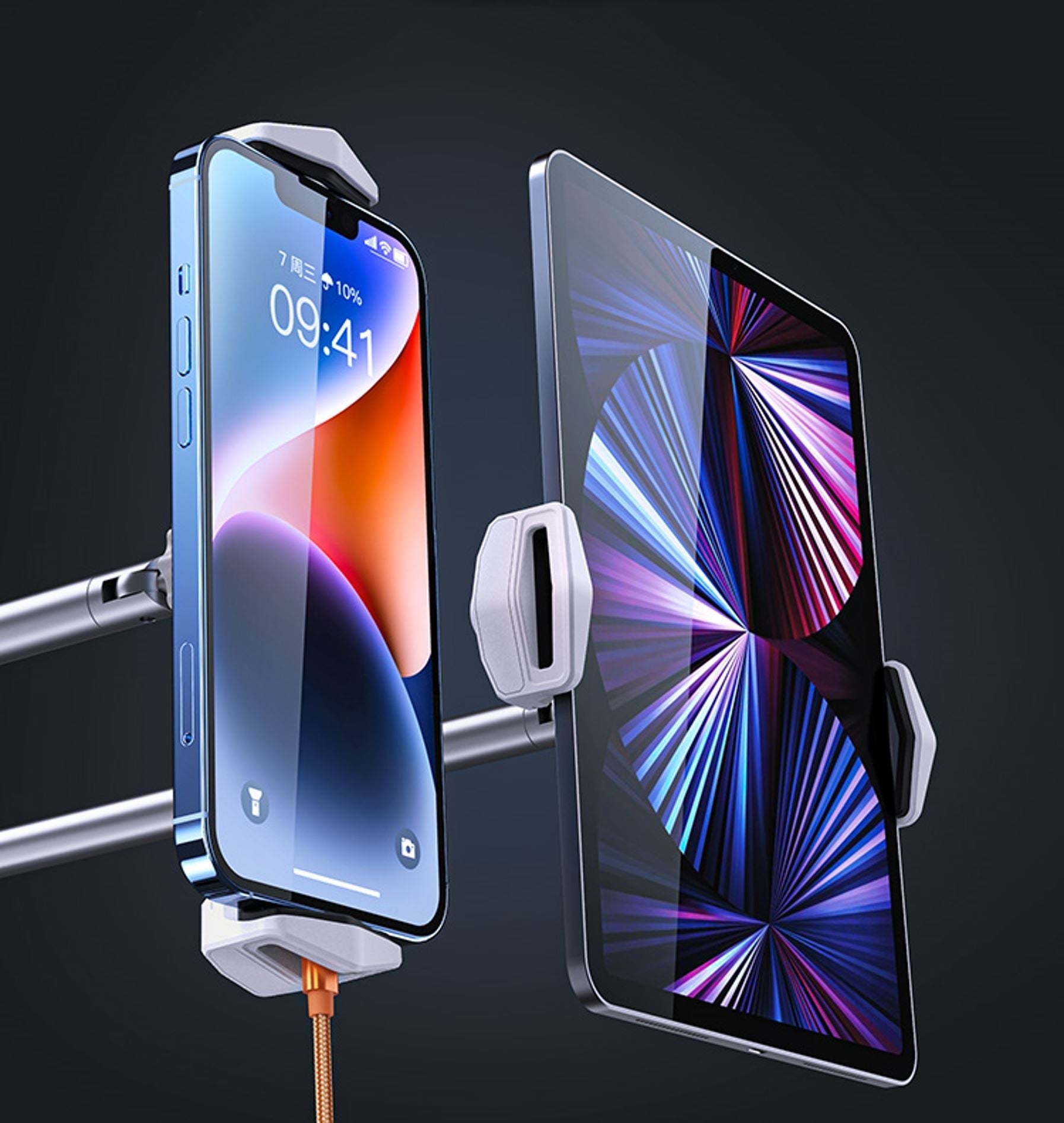 【生産性UP】スマホ&タブレットアームの決定版!デスクワークに最高な快適さ! - CALAFO