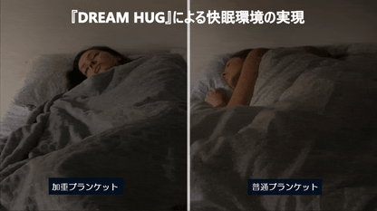 【快眠のカギ】ハグされるように不思議な加重ブランケット『DREAM HUG』！ - CALAFO