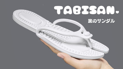 TABISAN（たびさん）：旅の新しい相棒！折りたたみ可能なサンダル - CALAFO