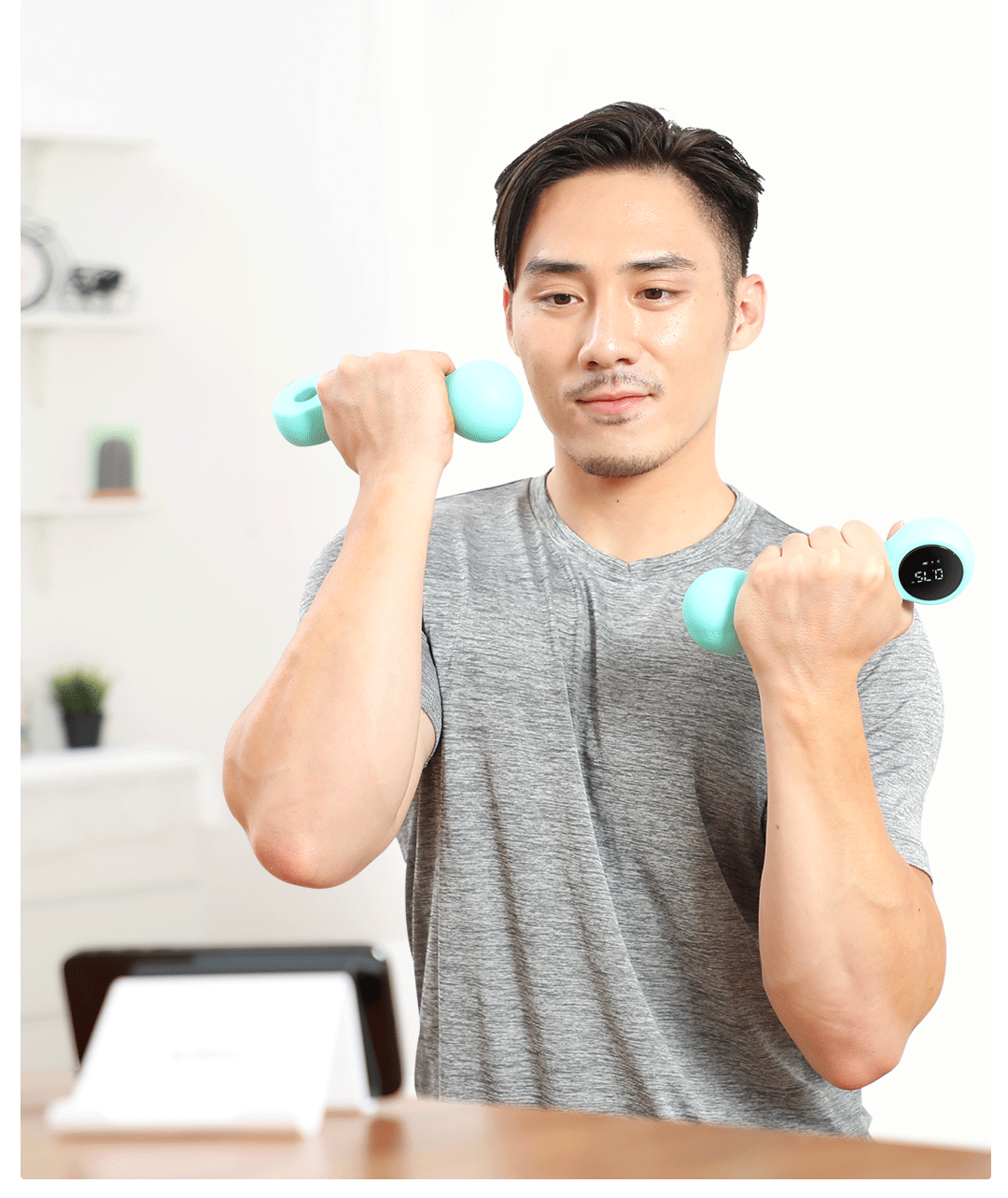 "MOVE IT" Smart dumbbells you can do at home! New Dumbbell Yoga Exercises to Build Muscle and Lose Fat