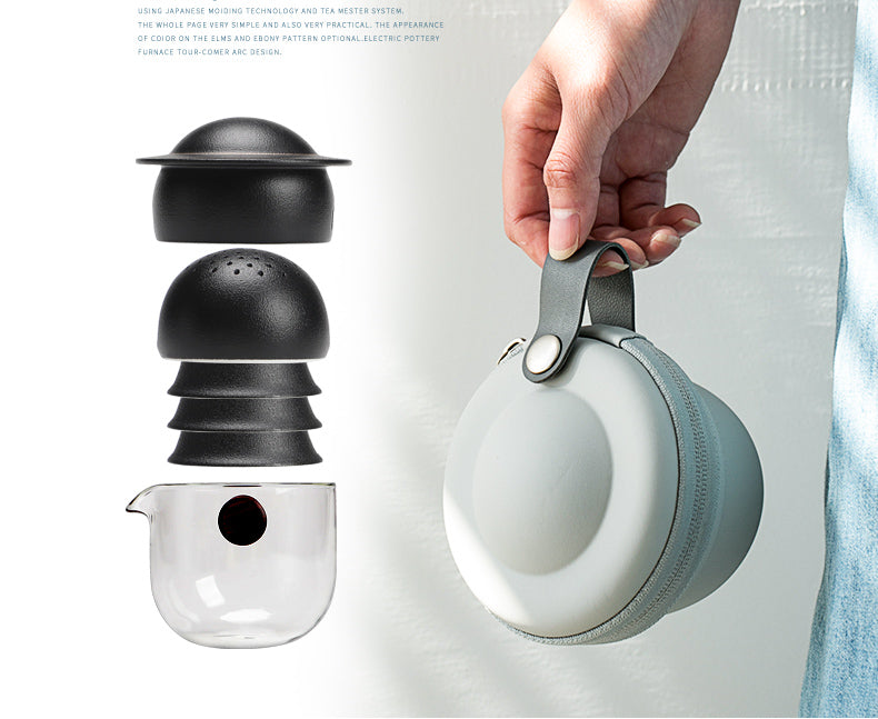 A teapot with no handle that draws out the umami of tea leaves.