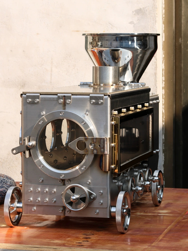 FOCUS UNCLE Steam Locomotive: Retropunk wood stove for the ultimate outdoor experience