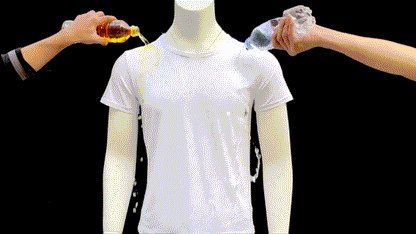 [Nano super water repellent TEE] realized with new generation nano super hydrophobic technology is now available!
